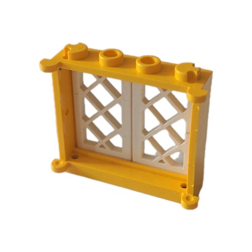 Lego 3853 fenster 1x4x3 - lego®, gelb