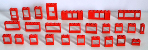 Lego fenster türen rot - lego,