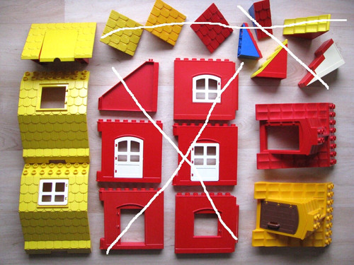 Nr1 lego duplo wand dach - -,