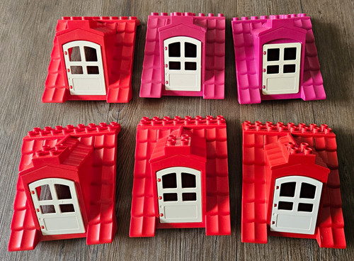 Lego dachteile mit fenster 6 - lego, fenster,